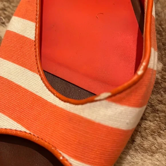 Ann Taylor Makena Striped Espadrilles Size 7 - Picture 5 of 6